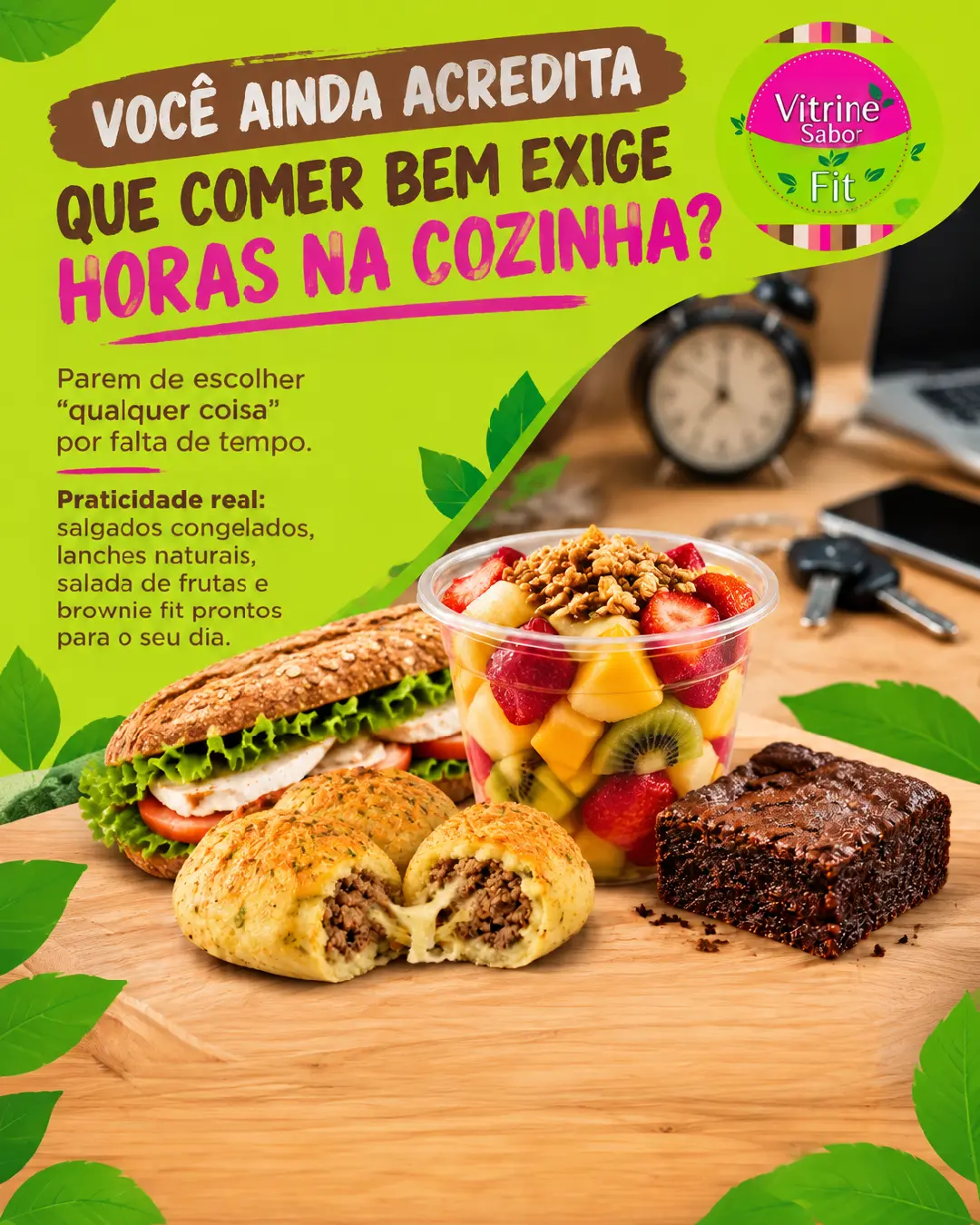 Salada de frutas da Vitrine Sabor Fit